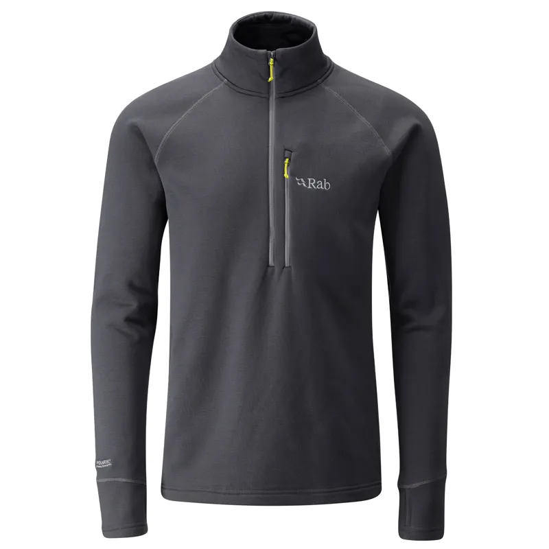 Rab Power Stretch Pro Pull-On - Mens Beluga Fleece Pullover