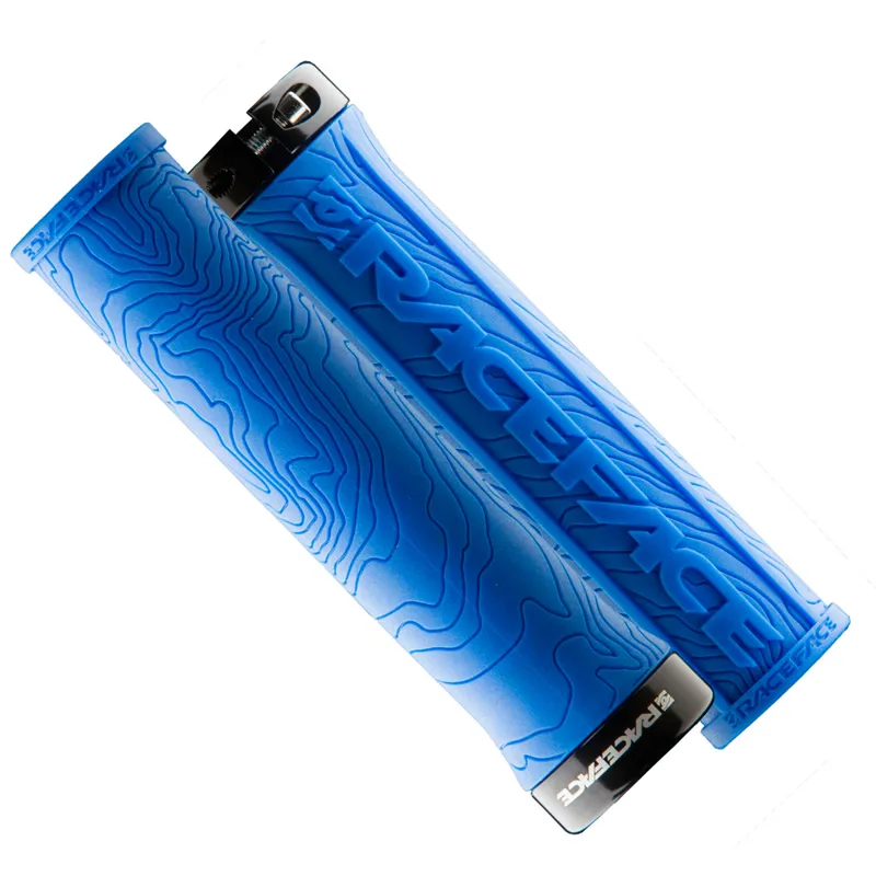Race Face Half Nelson Lock On Grips Blue