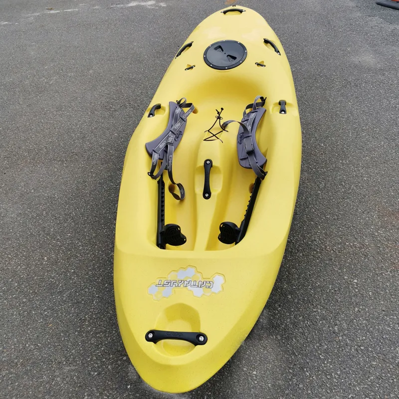 Tootega Catalyst 88 Yellow Whitewater Sit-on-Top Kayak