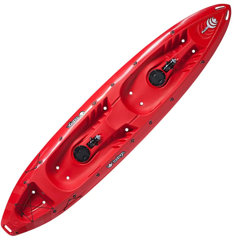 Tootega Pulse 120 Double Sit-on-Top Kayak - Firebrick