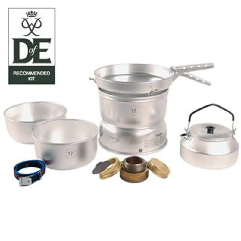 Trangia 25-2 Cookset with Lightweight Aluminium Pans & Kettle 25-2UL