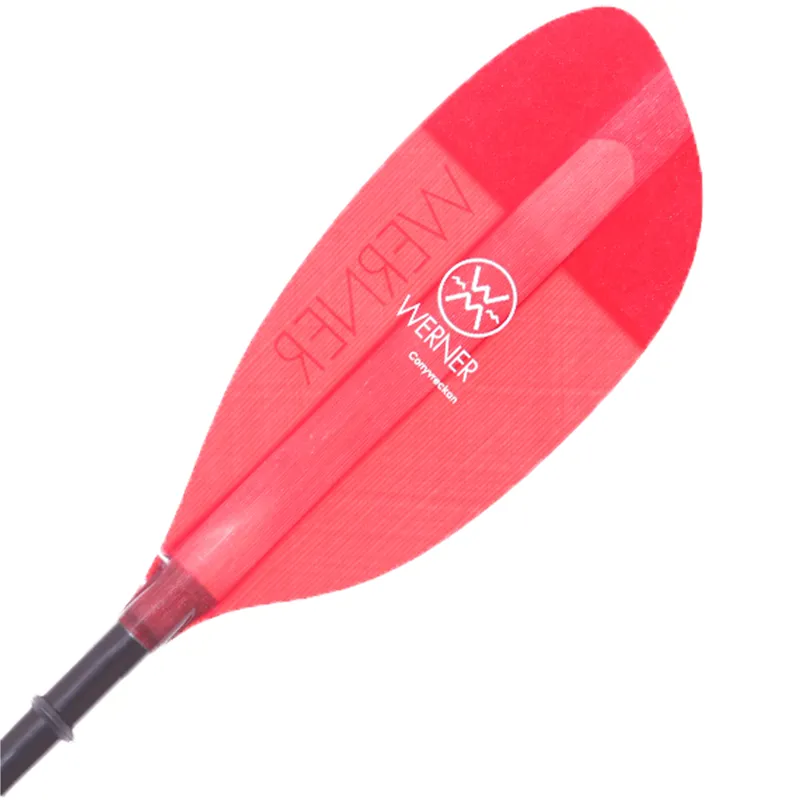 Werner Corryvreckan Sea Kayak Paddle Straight Shaft Glass Blade Red
