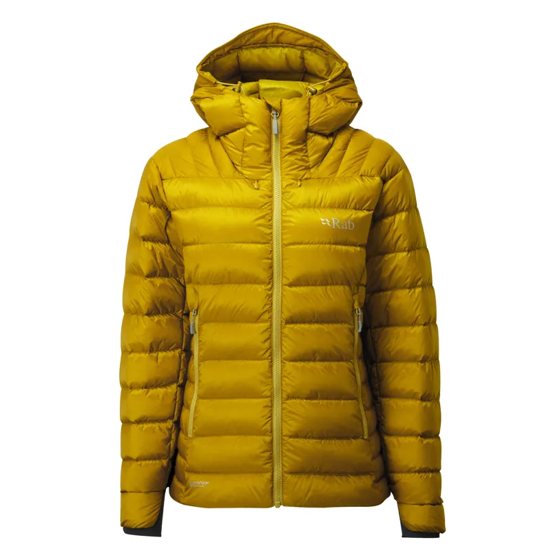 Rab Electron Womens Down Insulated Jacket Dark Sulphur