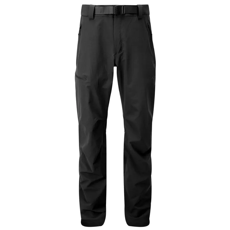 Rab Vector Pants Mens Black Long Leg Softshell Trousers