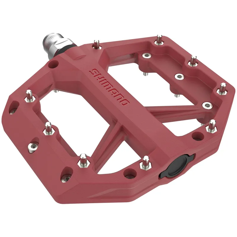 Shimano Pedal Flat GR400 Red Mountain Bike / Hybrid
