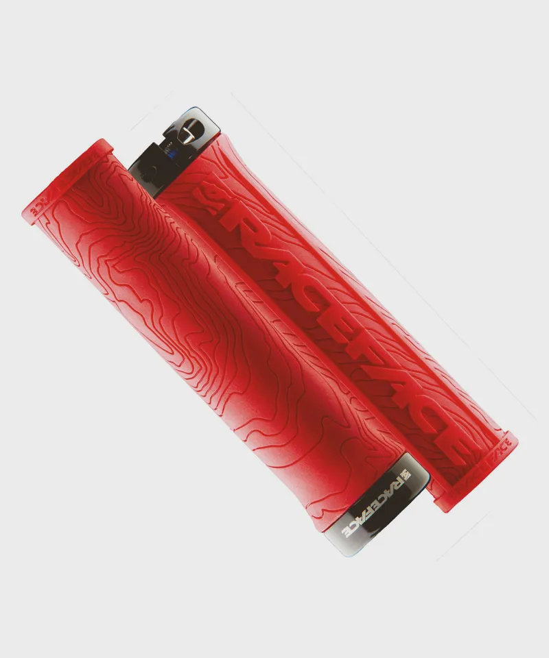 Race Face Half Nelson Lock On Grips Red