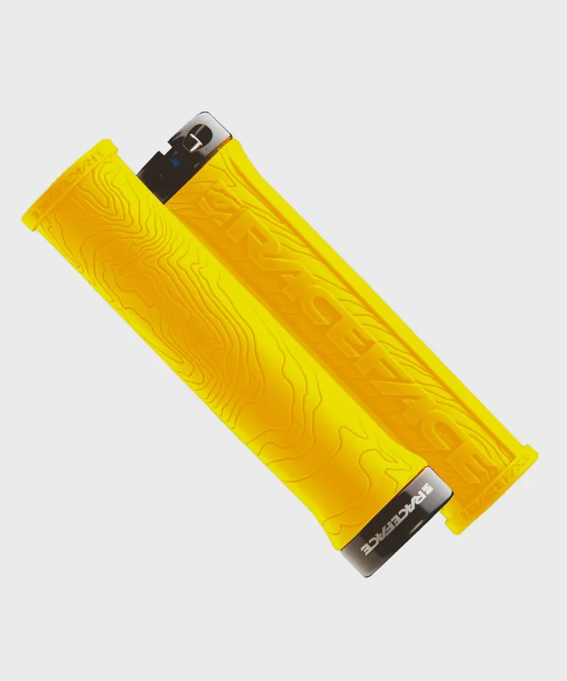 Race Face Half Nelson Lock On Grips Yellow