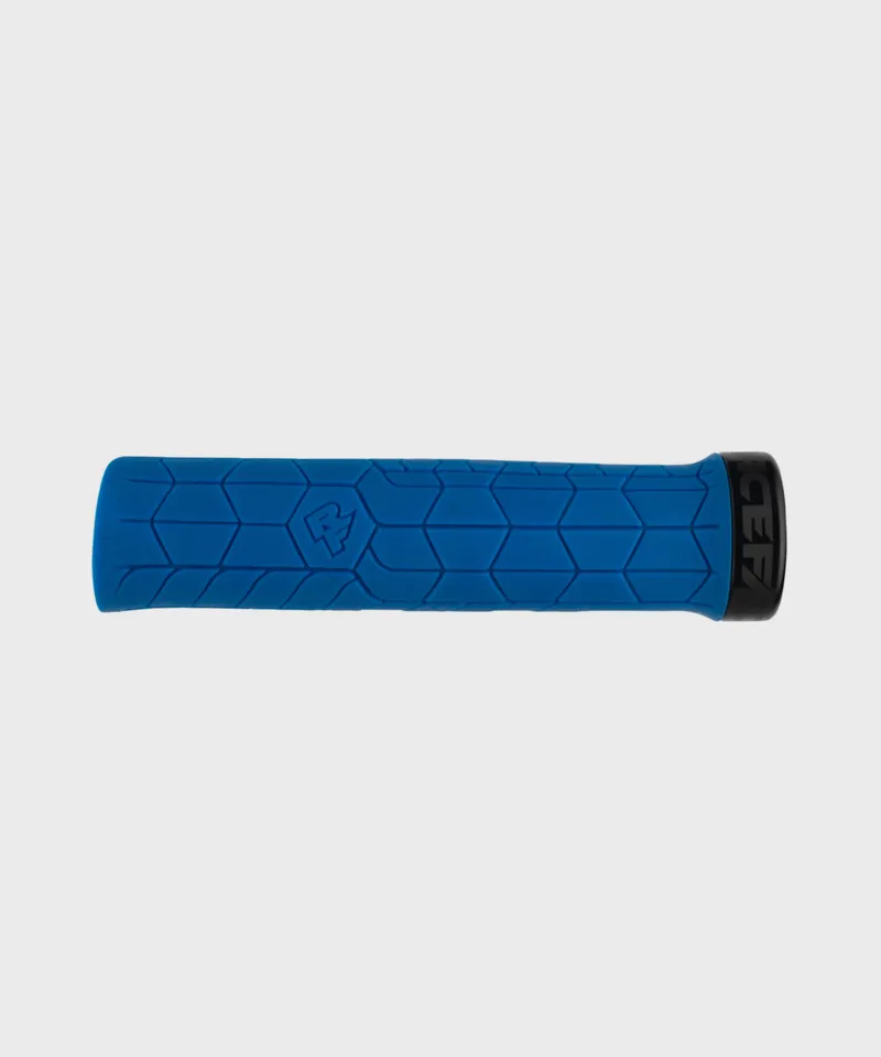 Race Face Getta Grip LockOn Grips Blue/ Black Mountain Bike Grips