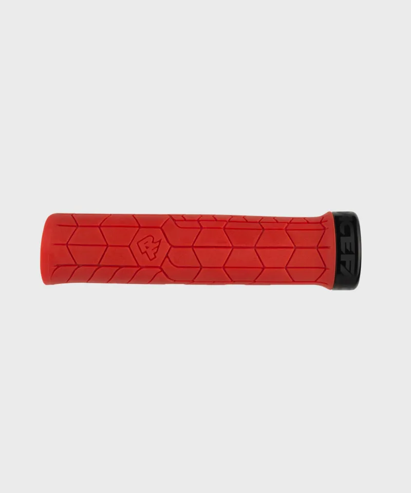 Race Face Getta Grip LockOn Grips Red/ Black Mountain Bike Grips